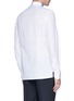Back View - Click To Enlarge - LANVIN - Slim fit grosgrain collar shirt