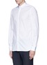 Front View - Click To Enlarge - LANVIN - Slim fit grosgrain collar shirt