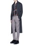 Figure View - Click To Enlarge - LANVIN - Overdyed check plaid shirt