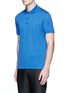 Front View - Click To Enlarge - LANVIN - Slim fit reverse seam polo shirt