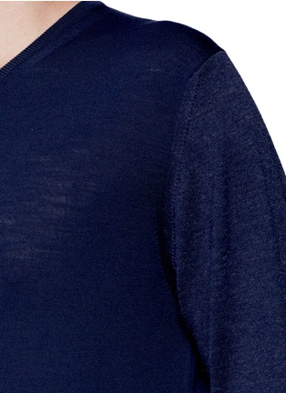 Detail View - Click To Enlarge - LANVIN - Mixed media sweater