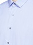 Detail View - Click To Enlarge - LANVIN - Slim fit contrast trim cotton shirt