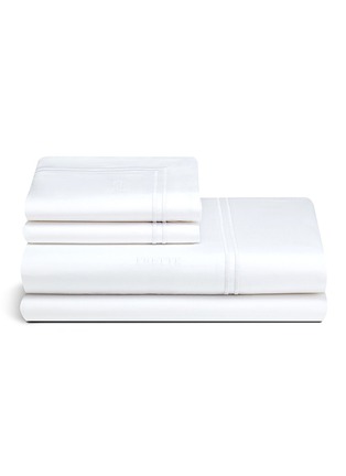 Main View - Click To Enlarge - FRETTE - Bianco king size duvet set