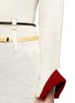 Detail View - Click To Enlarge - TOGA ARCHIVES - Contrast cuff double belted knit dress