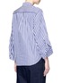 Back View - Click To Enlarge - TOGA ARCHIVES - Flared cuff London stripe poplin shirt
