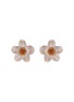 Main View - Click To Enlarge - BUCCELLATI - Ruby 18k gold floral stud earrings