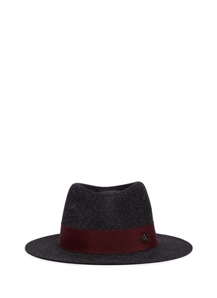 Main View - Click To Enlarge - MAISON MICHEL - 'Andre' rabbit furfelt trilby hat