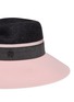 Detail View - Click To Enlarge - MAISON MICHEL - 'Rose' colourblock rabbit furfelt cloche hat