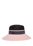 Figure View - Click To Enlarge - MAISON MICHEL - 'Rose' colourblock rabbit furfelt cloche hat