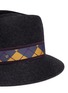 Detail View - Click To Enlarge - MAISON MICHEL - 'Tyler' diamond band rabbit furfelt fedora hat