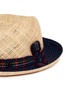 Detail View - Click To Enlarge - MAISON MICHEL - 'Joseph' paisley print brim straw hat