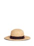 Main View - Click To Enlarge - MAISON MICHEL - 'Gabriel' round garden straw hat