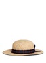 Figure View - Click To Enlarge - MAISON MICHEL - 'Gabriel' round garden straw hat