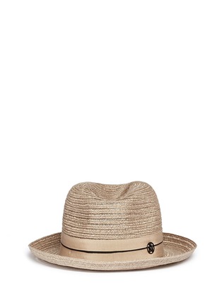 Main View - Click To Enlarge - MAISON MICHEL - 'Joseph' canapa straw fedora hat