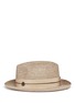 Figure View - Click To Enlarge - MAISON MICHEL - 'Joseph' canapa straw fedora hat