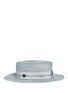 Figure View - Click To Enlarge - MAISON MICHEL - 'Kiki' petersham band canapa straw boater hat