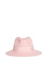 Main View - Click To Enlarge - MAISON MICHEL - 'Henrietta' swirl rabbit furfelt fedora hat