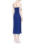 Back View - Click To Enlarge - C/MEO COLLECTIVE - 'Need To Know' drape strapless dress