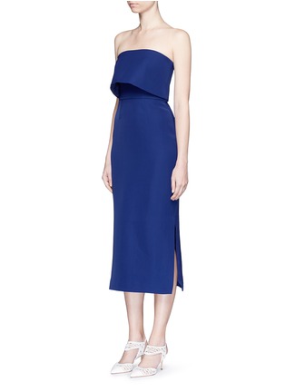 Figure View - Click To Enlarge - C/MEO COLLECTIVE - 'Need To Know' drape strapless dress