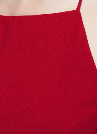 Detail View - Click To Enlarge - C/MEO COLLECTIVE - 'Same Road' asymmetric hem halter top