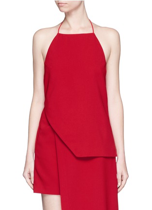 Main View - Click To Enlarge - C/MEO COLLECTIVE - 'Same Road' asymmetric hem halter top