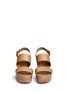 Front View - Click To Enlarge - TORY BURCH - 'Solana' leather platform sandals