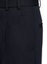 Detail View - Click To Enlarge - SONG FOR THE MUTE - Pleated front wool blend gabardine pants