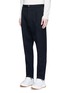 Front View - Click To Enlarge - SONG FOR THE MUTE - Pleated front wool blend gabardine pants