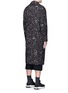 Back View - Click To Enlarge - SONG FOR THE MUTE - 'Lunar' moon print long coat