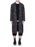 Main View - Click To Enlarge - SONG FOR THE MUTE - 'Lunar' moon print long coat