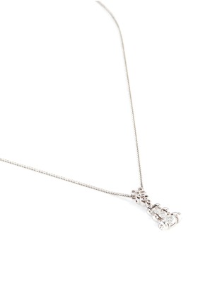 Figure View - Click To Enlarge - LAZARE KAPLAN - Diamond 18k white gold pendant necklace