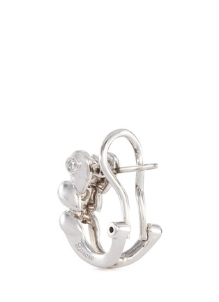 Detail View - Click To Enlarge - LAZARE KAPLAN - Diamond 18k white gold earrings