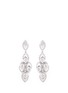 Main View - Click To Enlarge - LAZARE KAPLAN - Diamond 18k white gold marquise drop earrings