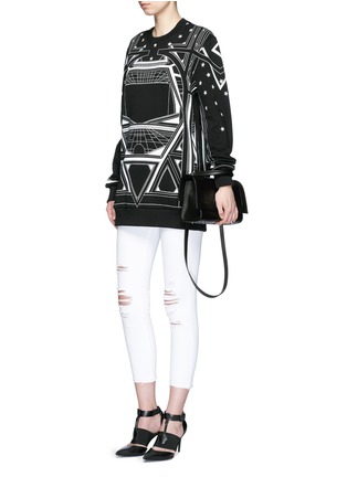 Figure View - Click To Enlarge - GIVENCHY - Geometric star print sweatshirt
