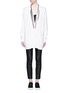 Main View - Click To Enlarge - GIVENCHY - Chain cutout oversize cashmere-silk cardigan