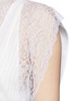 Detail View - Click To Enlarge - GIVENCHY - Silk crepe de Chine panel lace dress vest