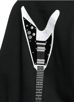 Detail View - Click To Enlarge - ACNE STUDIOS - 'Beta' guitar patch appliqué sweatshirt