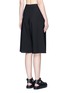 Back View - Click To Enlarge - ACNE STUDIOS - 'Caryn Combo' foldover pleat shorts