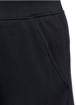 Detail View - Click To Enlarge - ACNE STUDIOS - 'Elly' folded front panel French terry pants