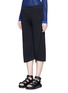 Front View - Click To Enlarge - ACNE STUDIOS - 'Elly' folded front panel French terry pants