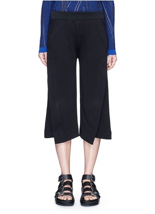 Main View - Click To Enlarge - ACNE STUDIOS - 'Elly' folded front panel French terry pants