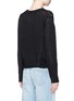 Back View - Click To Enlarge - ACNE STUDIOS - 'Phora Chunky' open weave stripe linen sweater