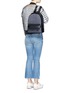 Figure View - Click To Enlarge - 3.1 PHILLIP LIM - 'Bianca' mini fringe pocket leather backpack