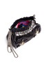 Detail View - Click To Enlarge - VENNA - 'Love Star' crystal spike leather crossbody chain bag
