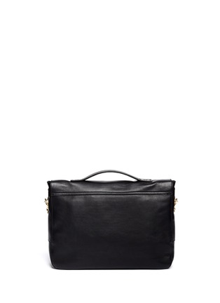 Back View - Click To Enlarge - SOPHIE HULME - Leather flap bag