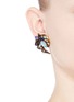 Figure View - Click To Enlarge - ERICKSON BEAMON - 'Lady of the Lake' Swarovski crystal swirl earrings