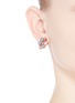 Figure View - Click To Enlarge - ERICKSON BEAMON - 'Botanical Garden' Swarovski crystal floral earrings