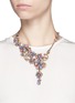 Figure View - Click To Enlarge - ERICKSON BEAMON - 'Botanical Garden' Swarovski crystal floral necklace