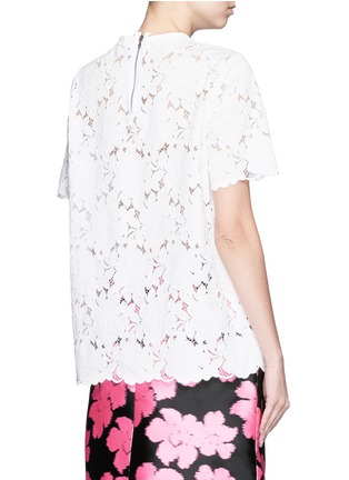 Back View - Click To Enlarge - LANVIN - Floral guipure lace top