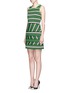 Front View - Click To Enlarge - LANVIN - Stripe Milano knit sleeveless dress